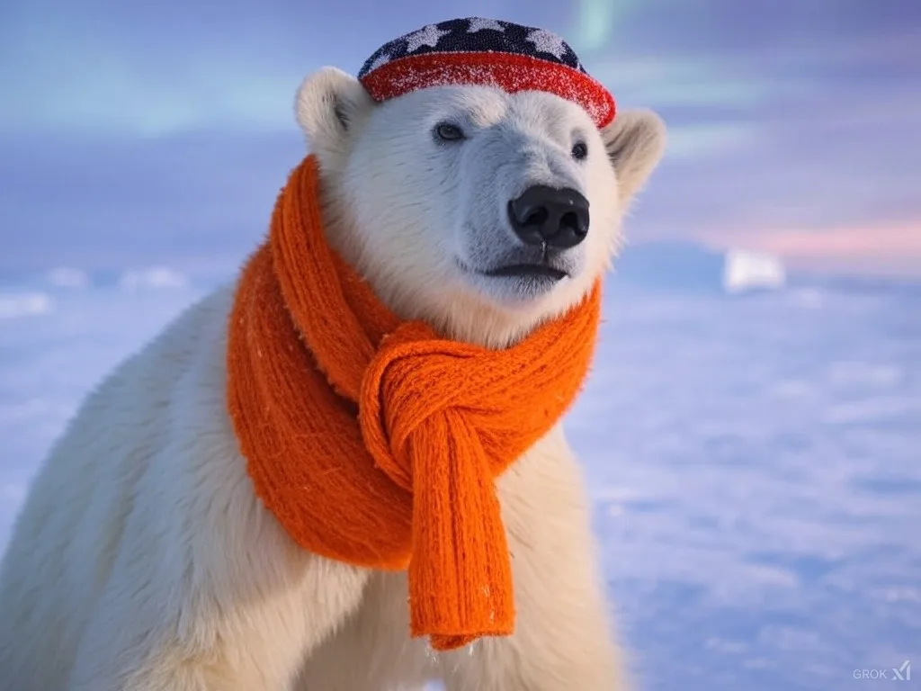 Ijsbeer Warme Muts