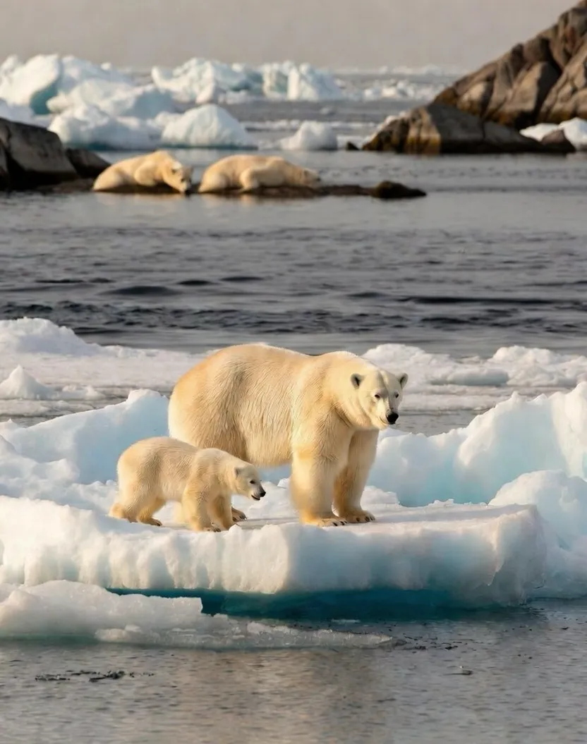 Ijsberen Warmer Weer